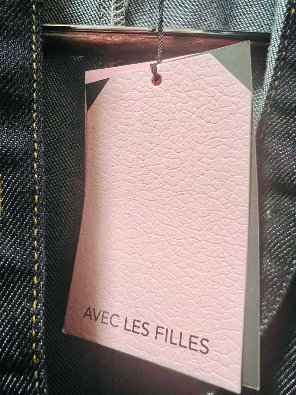 Avec Les Filles Denim Shirt Dress Sleeveless Button Front NWT Pleated Skirt S - Picture 5 of 6